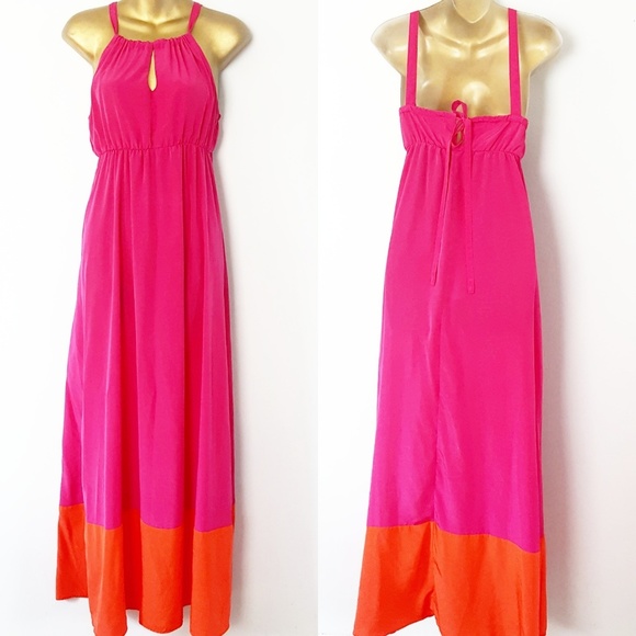 Old Navy Dresses & Skirts - old Navy maxi hot pink maxi dress small